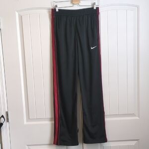 New Nike Mens Basketball Pants in Red and Black